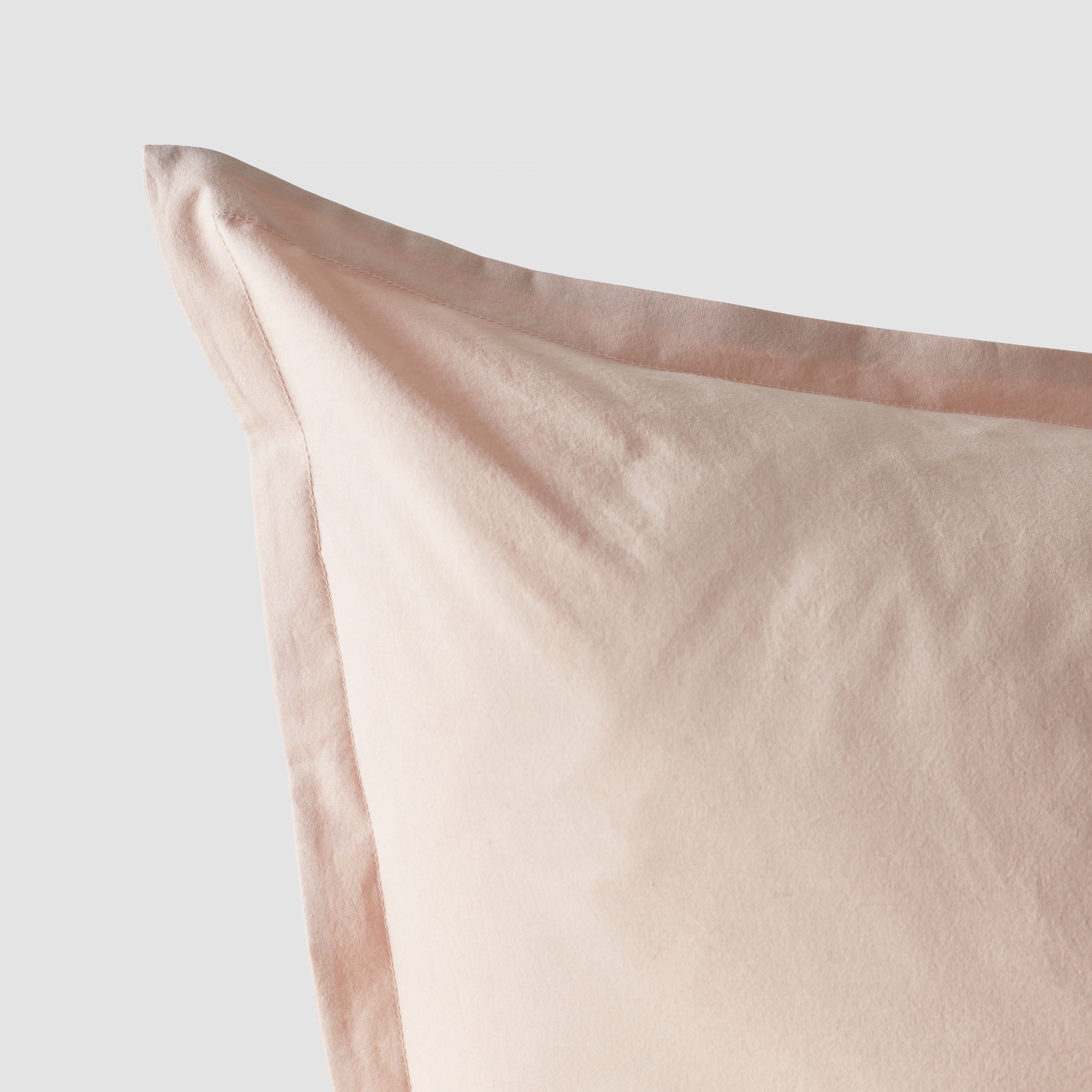 Organic Cotton Percale Euro Sham Set in Terracotta - Image 22