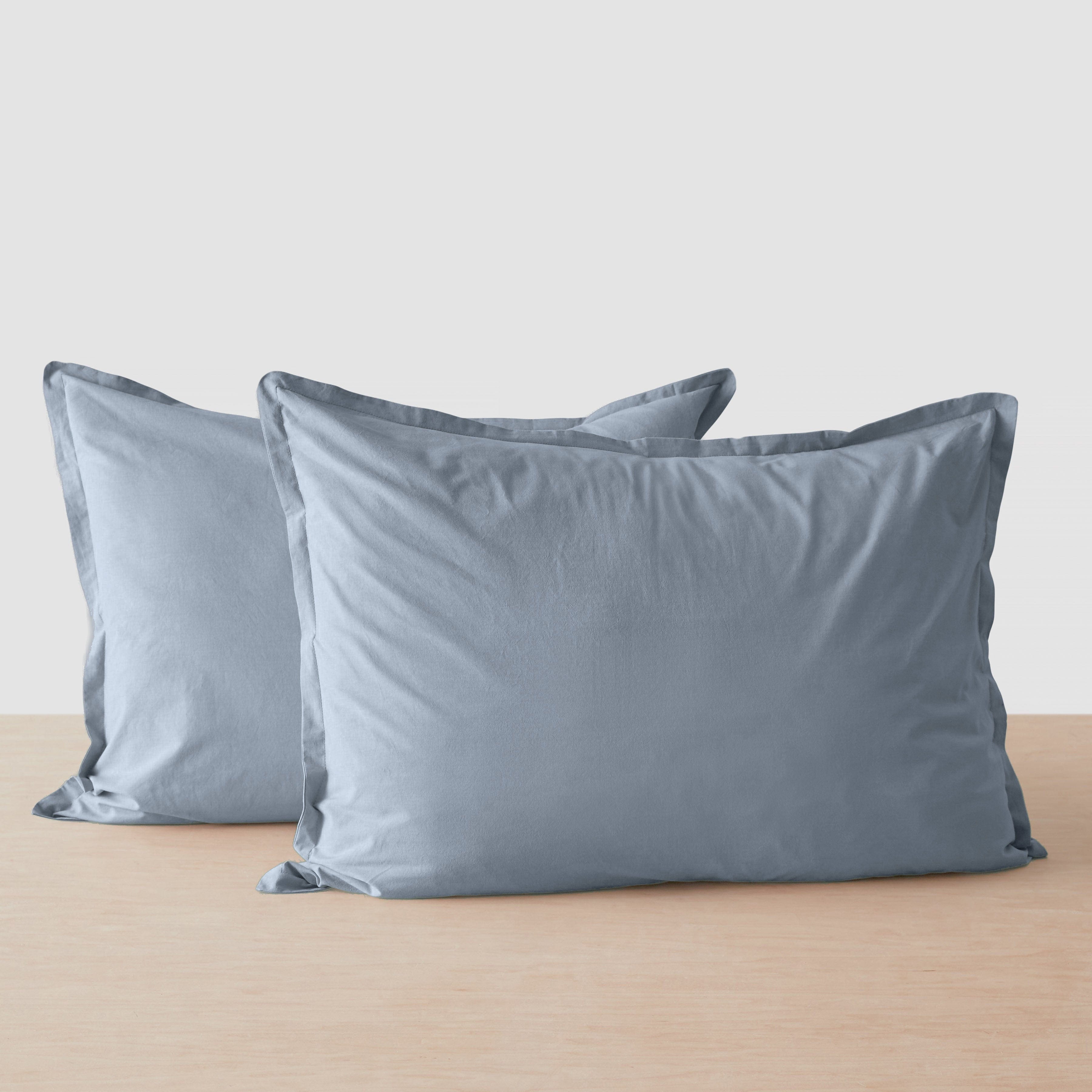 Organic Cotton Percale Sham Set in Terracotta - Image 25