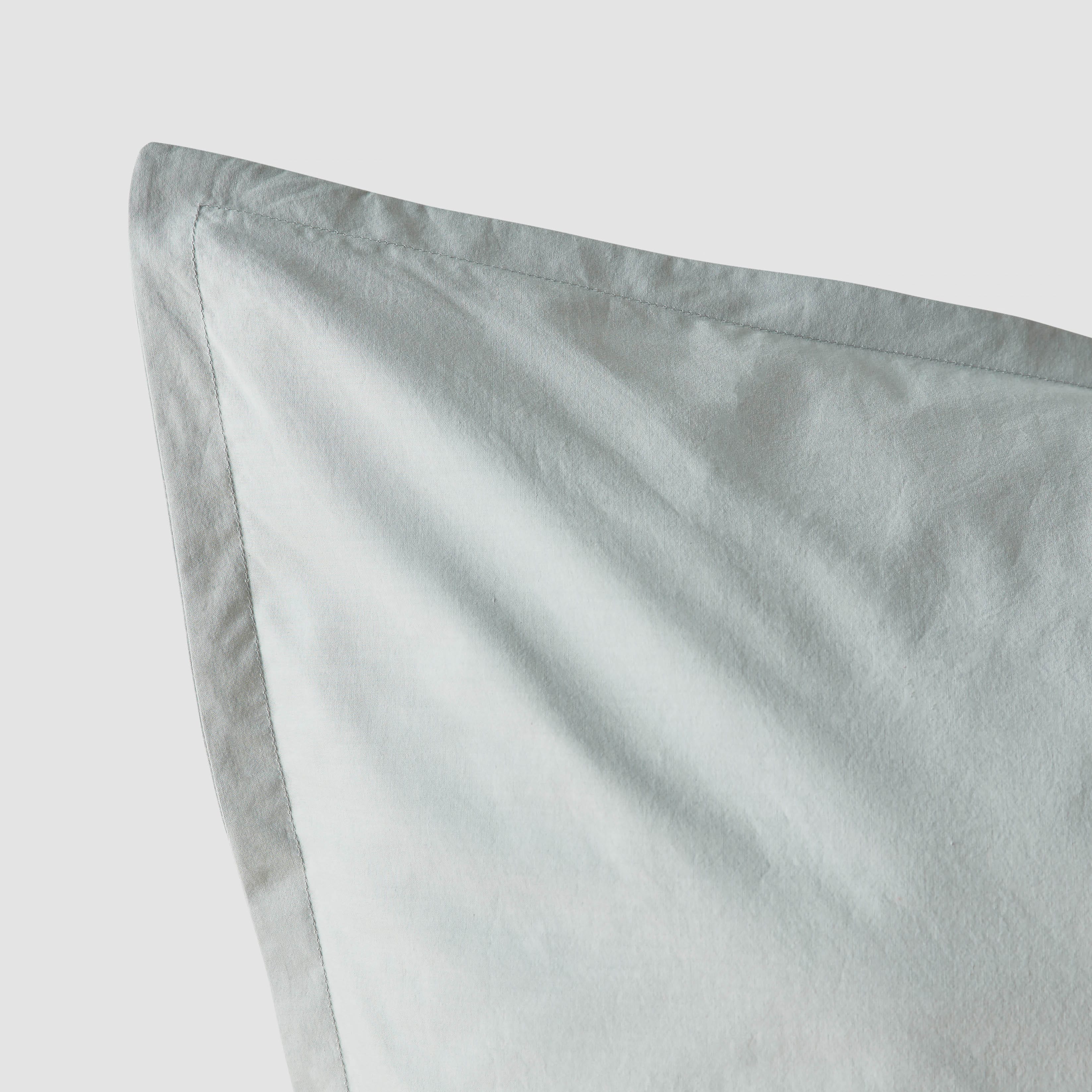 Organic Cotton Percale Sham Set in Terracotta - Image 14