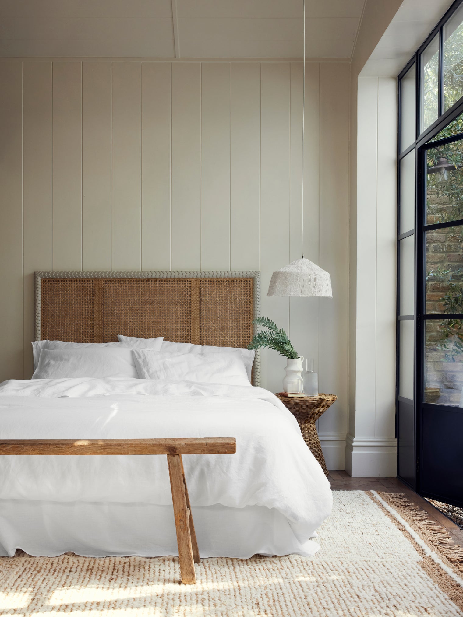 White Linen Blend Duvet Cover - Image 2