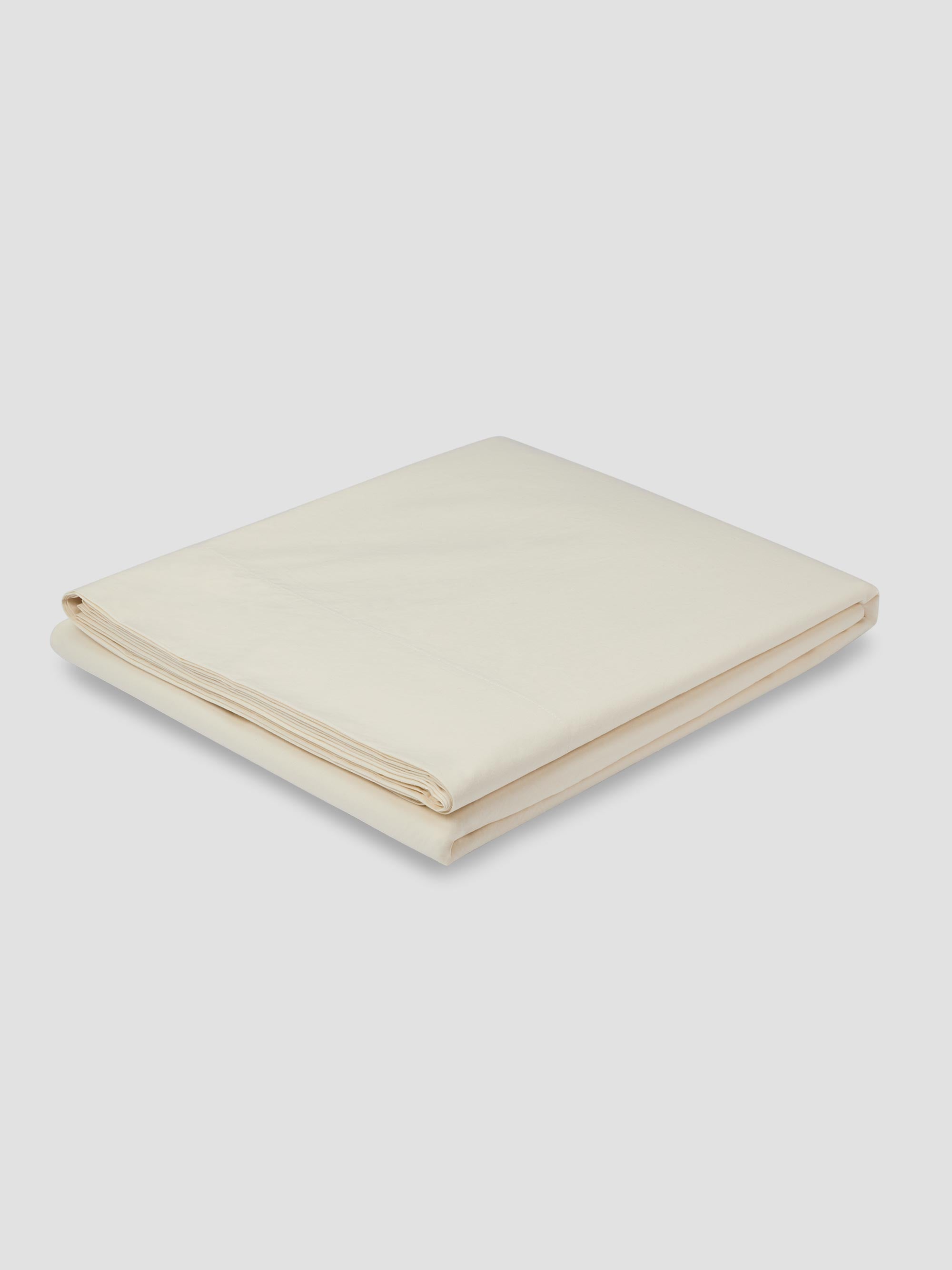 Cream Cotton Flat Sheet Collection - Image 2
