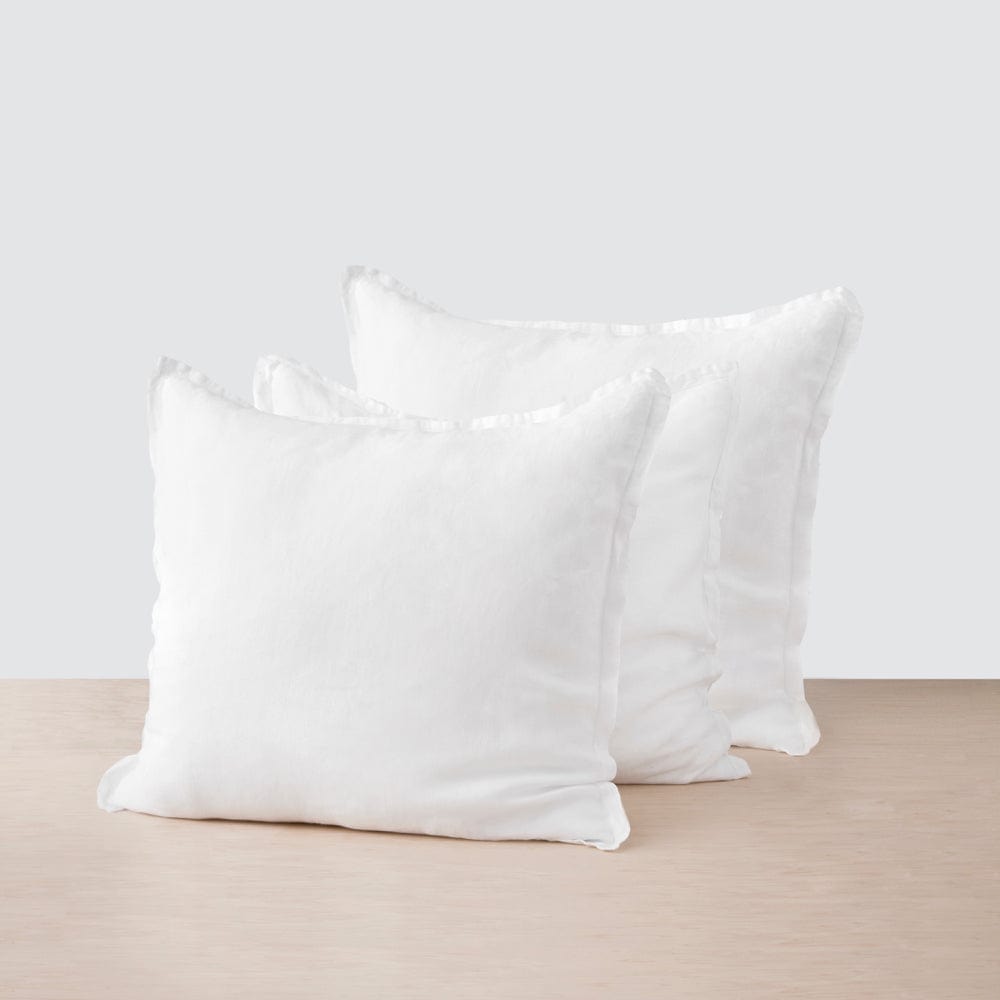 Stonewashed Linen Euro Sham Set in Green - Image 7