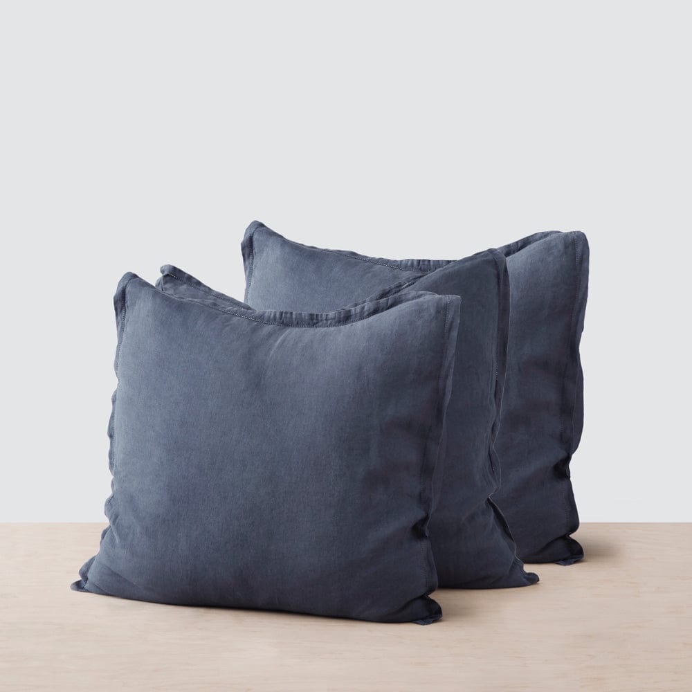 Stonewashed Linen Euro Sham Set in Green - Image 30